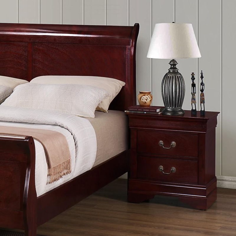 Crown Mark Louis Philip 2-Drawer Nightstand B3850-2