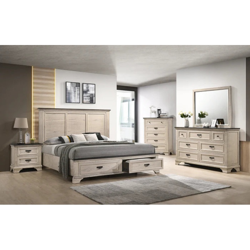 BE96 6 PIECE STORAGE BEDROOM SET