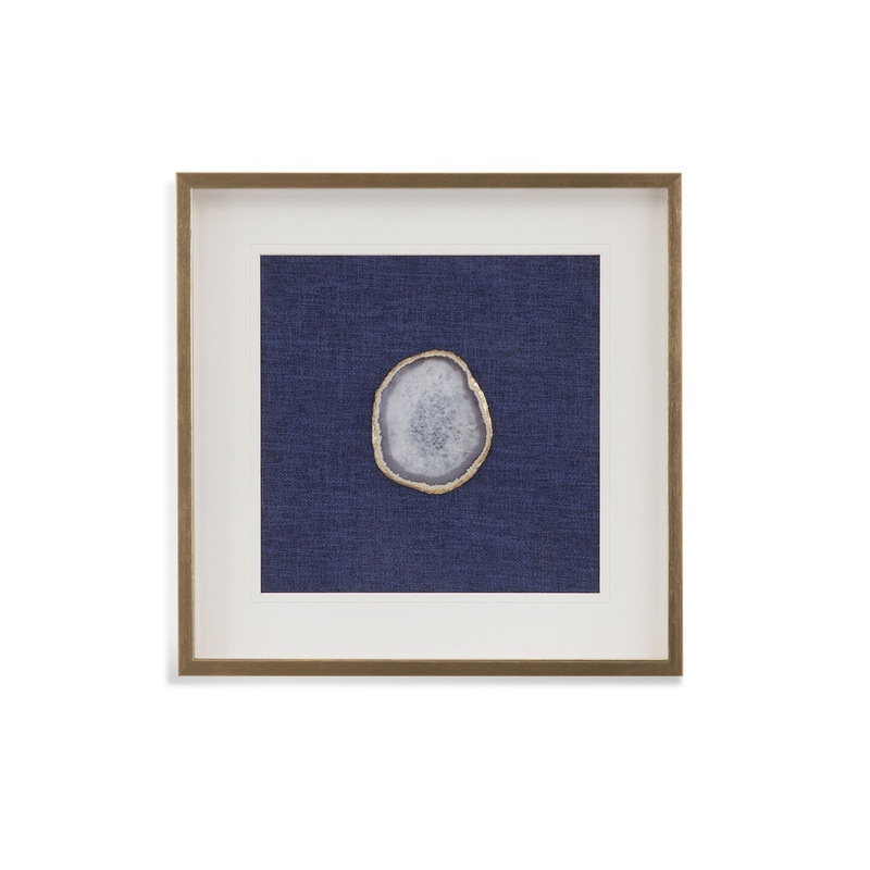 Agate Crystal Wall Art – Blue