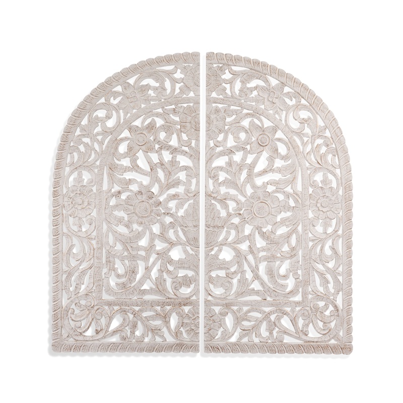 Arched Wall Art – White