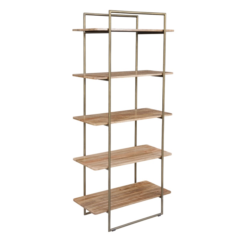 Adrienne – Etagere Bookcase – Light Brown