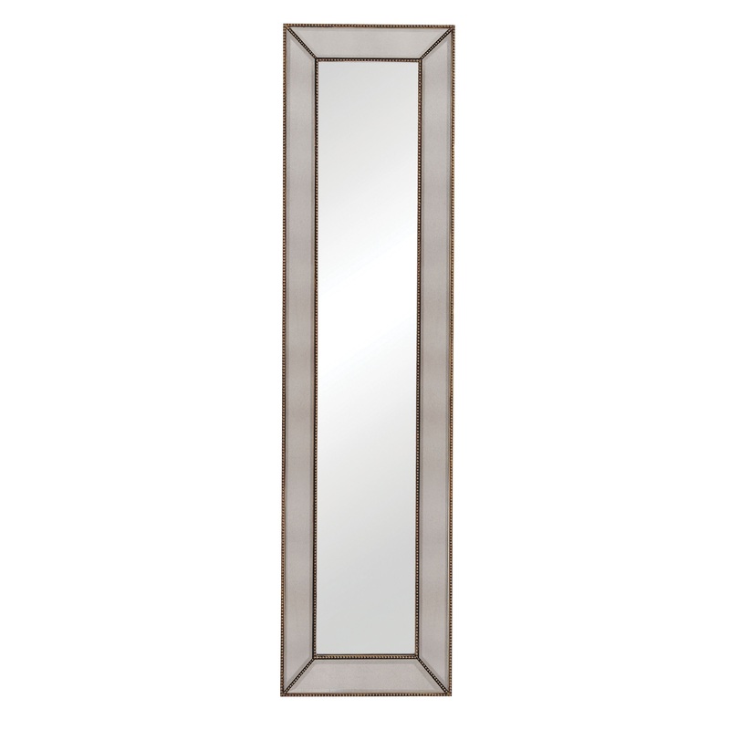 Beaded – Floor Mirror – Gold