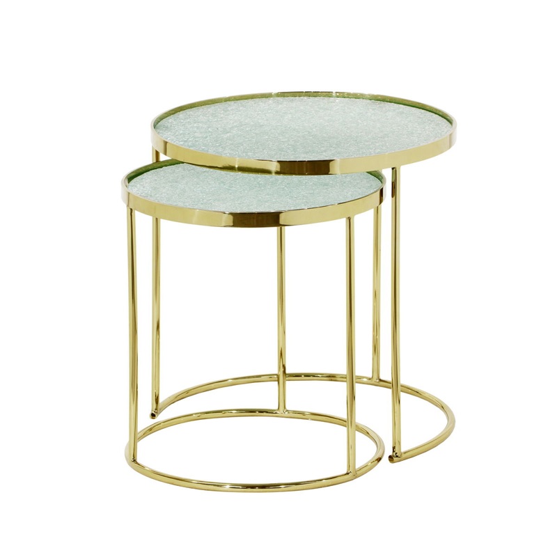 Bridget – Nesting Tables – Gold