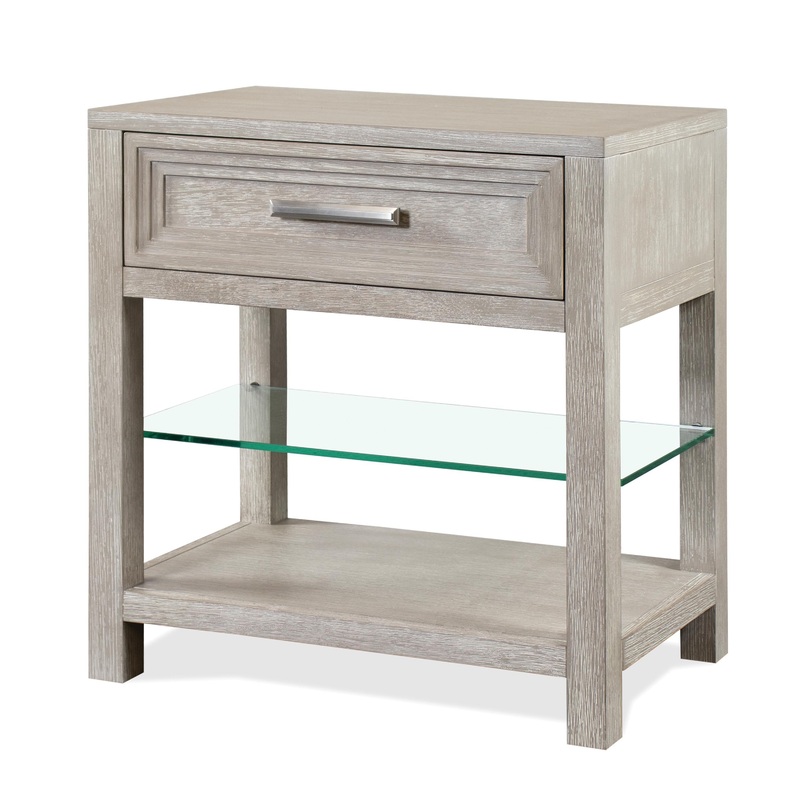Cascade – One Drawer Nightstand – Gray
