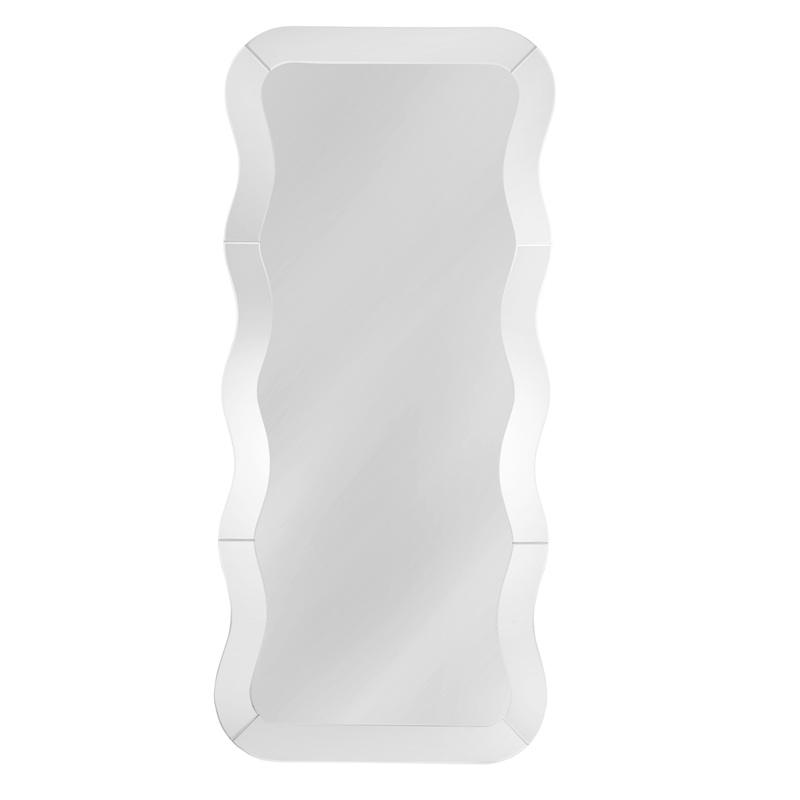 Wave – Floor Mirror – White