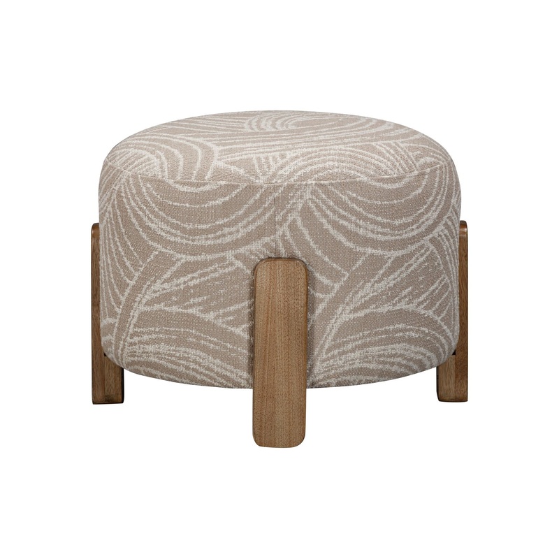 Willow – Accent Ottoman – Khaki Swirl