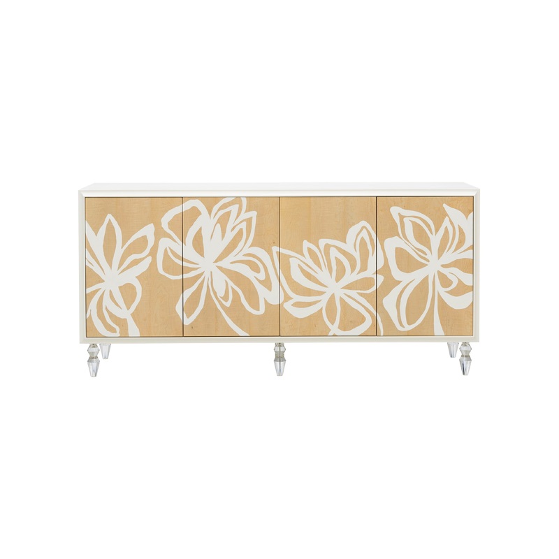 Winslet – Server – Light Brown / White