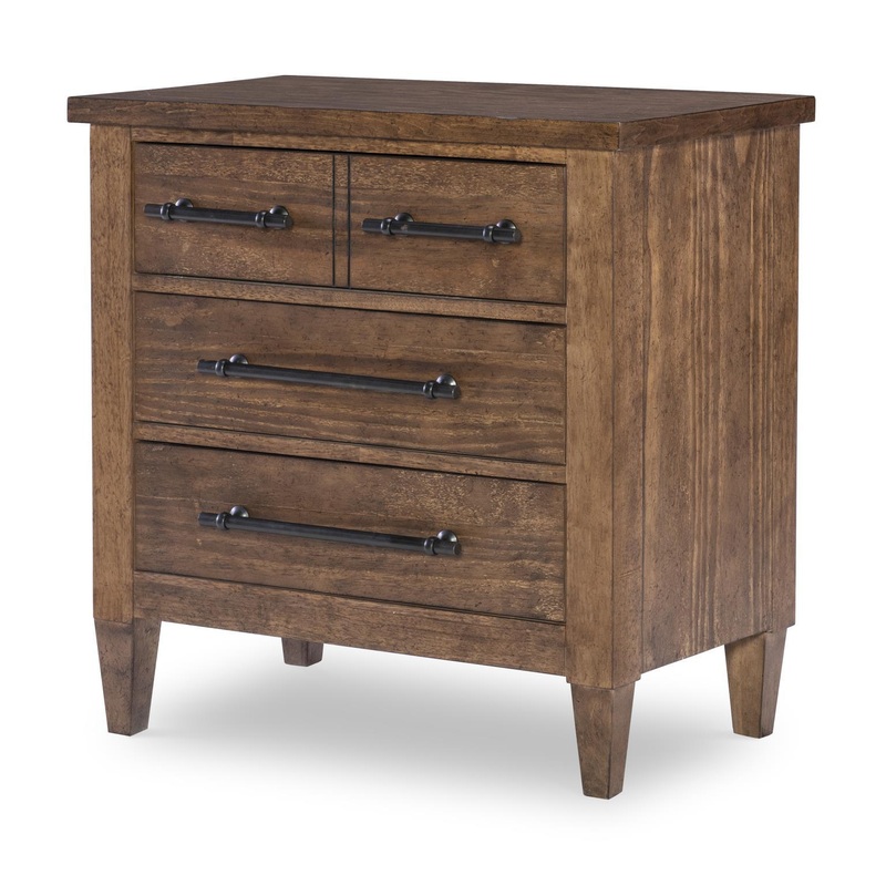Artisan’s Place – Bedside Chest – Vintage Pine Ironwood