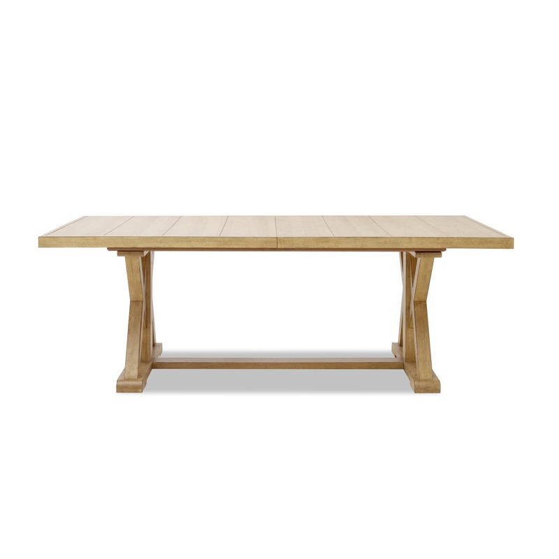 Today’s Traditions – Trestle Dining Table – Natural Hickory