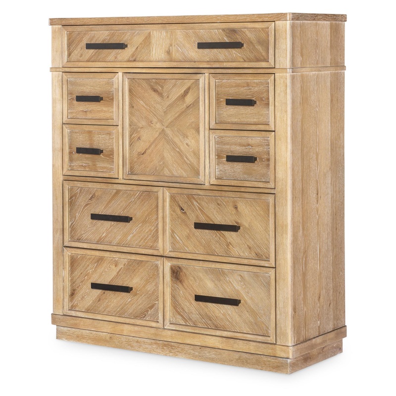 Torrance – Door Drawer Chest – Aged Driftwood