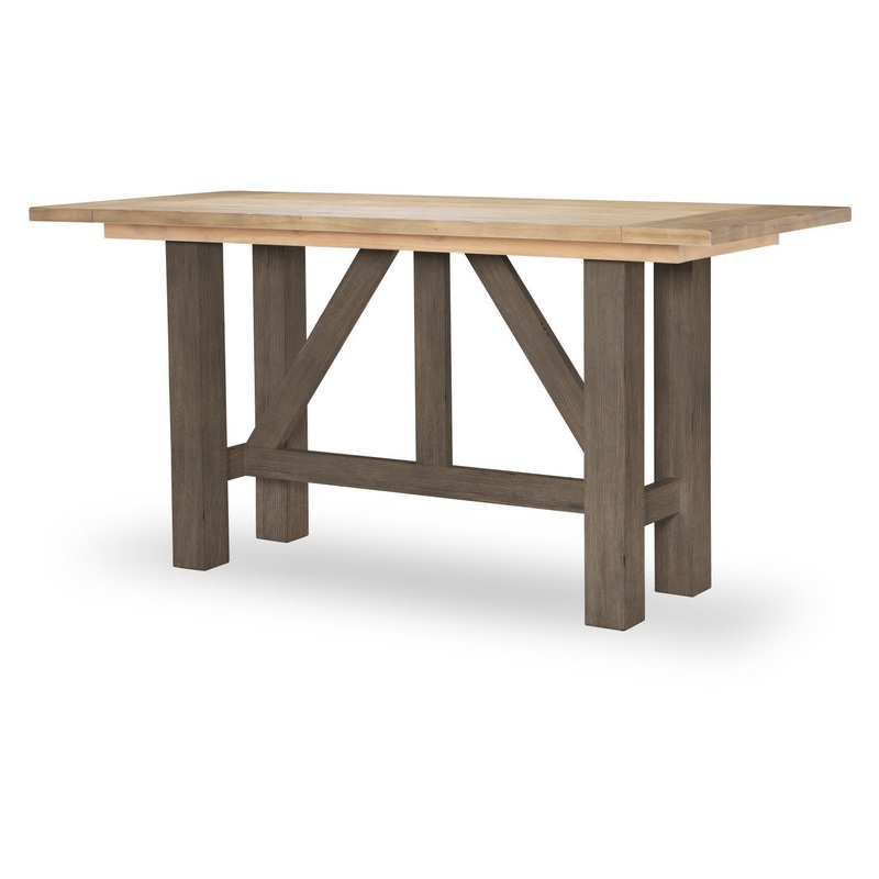 XXX’s And OOO’s – Counter Height Dining Table – Amber And Cocoa