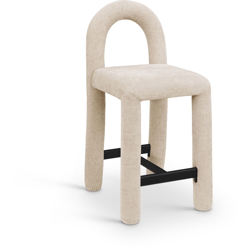Amari – Chenille Fabric Stool