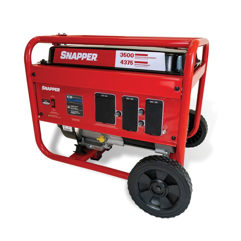 Snapper – 3500 Watt Generator With CO Guard – Red