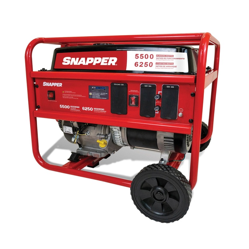 Snapper – 5500 Watt Generator With CO Guard – Red