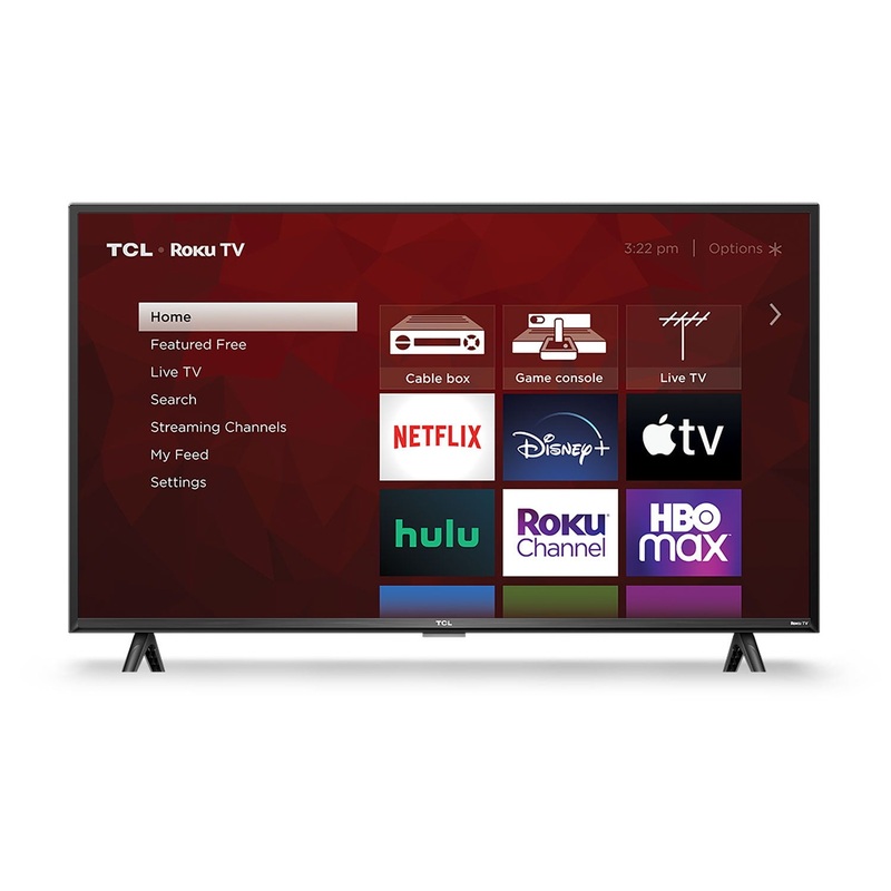 TCL – 32″ S3 Series 720P Smart Roku TV – Black