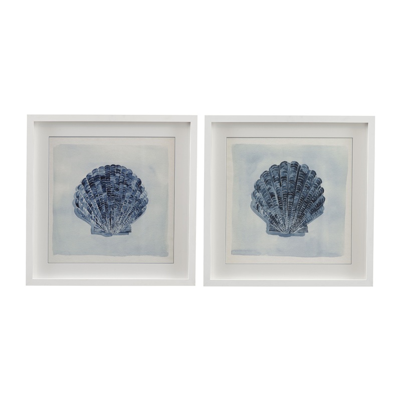 Blue Treasure Framed Print (Set of 2) – Blue