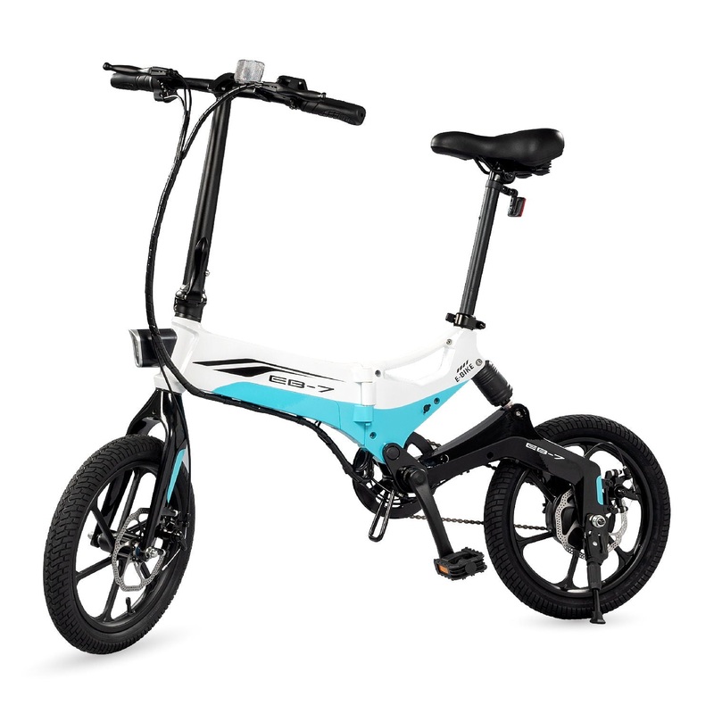 Swagtron – EB7 Elite Commuter Electric Bike – White