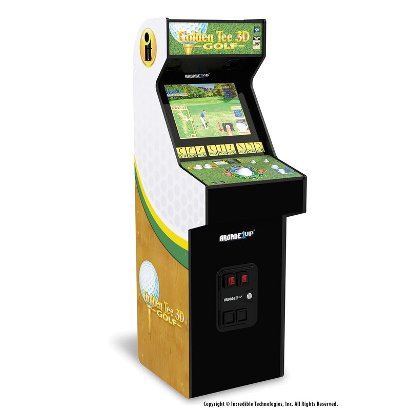 Arcade 1UP – Golden Tee Deluxe Arcade – Green / White