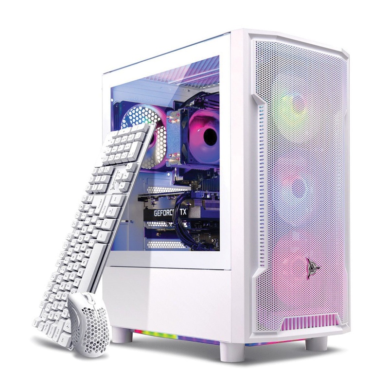 Skytech Gaming – Archangel 4, R7-5700, 16 GB /1TB SSD, RTX3050 6 GB – White