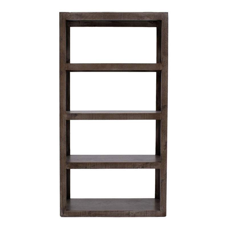 Split Nickel – X Squared Large Bookcase – Granite