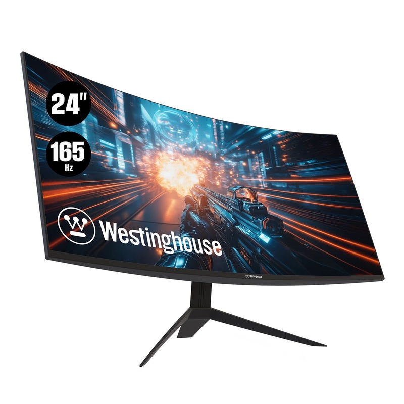 Westinghouse – 24″ Curved Gaming Monitor – Black