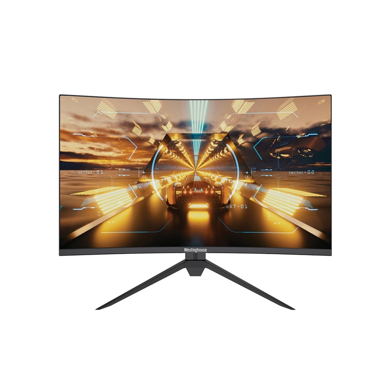 Westinghouse – 32″ 1080p Curved Gaming Monitor, Speakers, 2xHDMI,1 x DP – Black