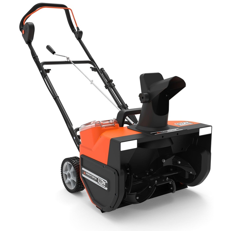 Yard Force – 22″ Single Stage Snow Blower, Battery Powered – Orange
