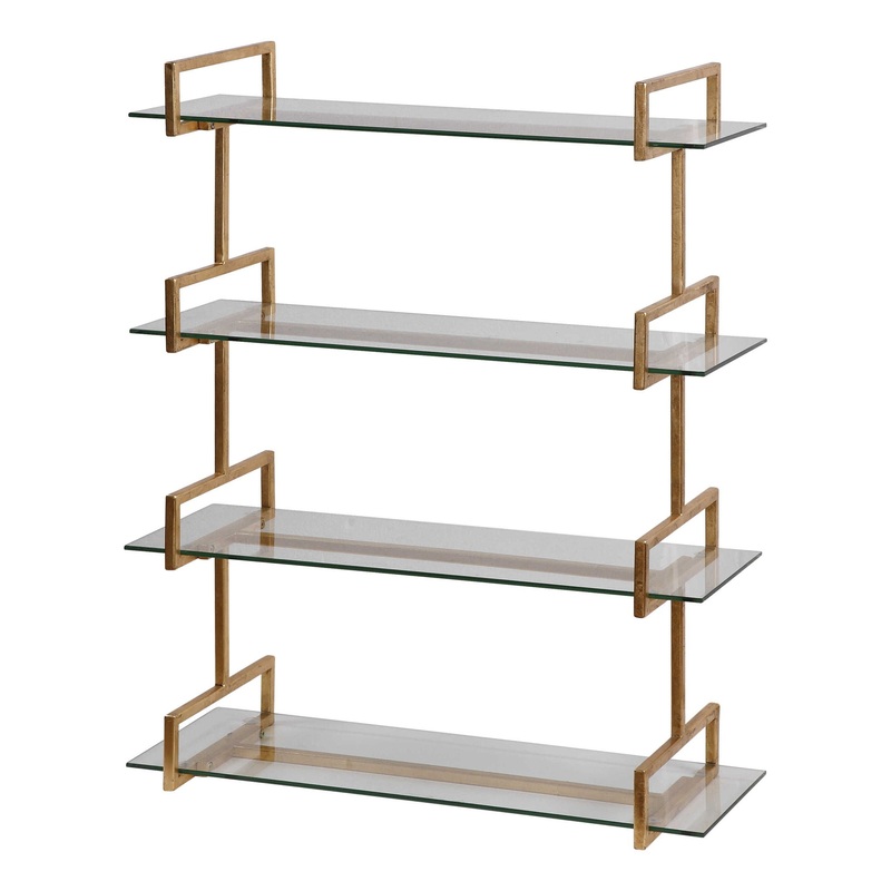 Auley – Wall Shelf – Gold
