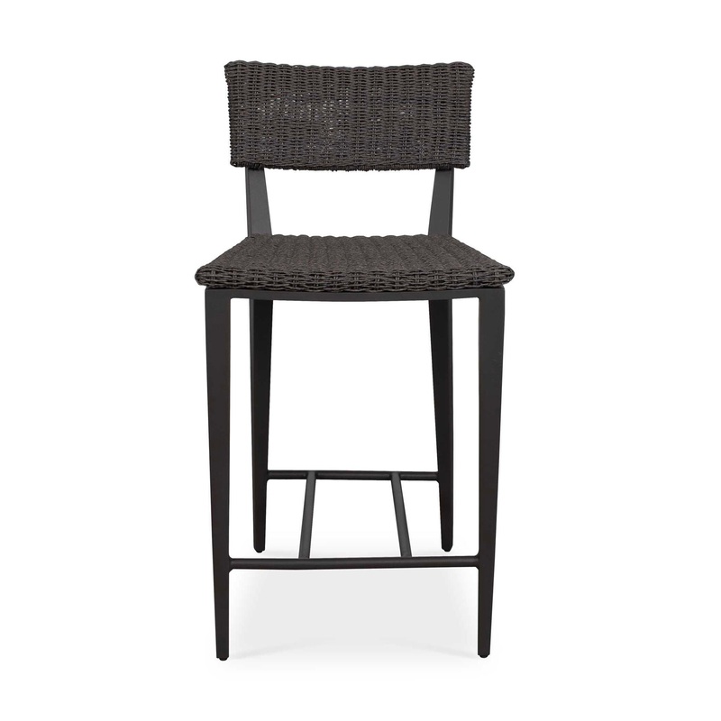 Calbas – Outdoor Counter Stool – Java Black