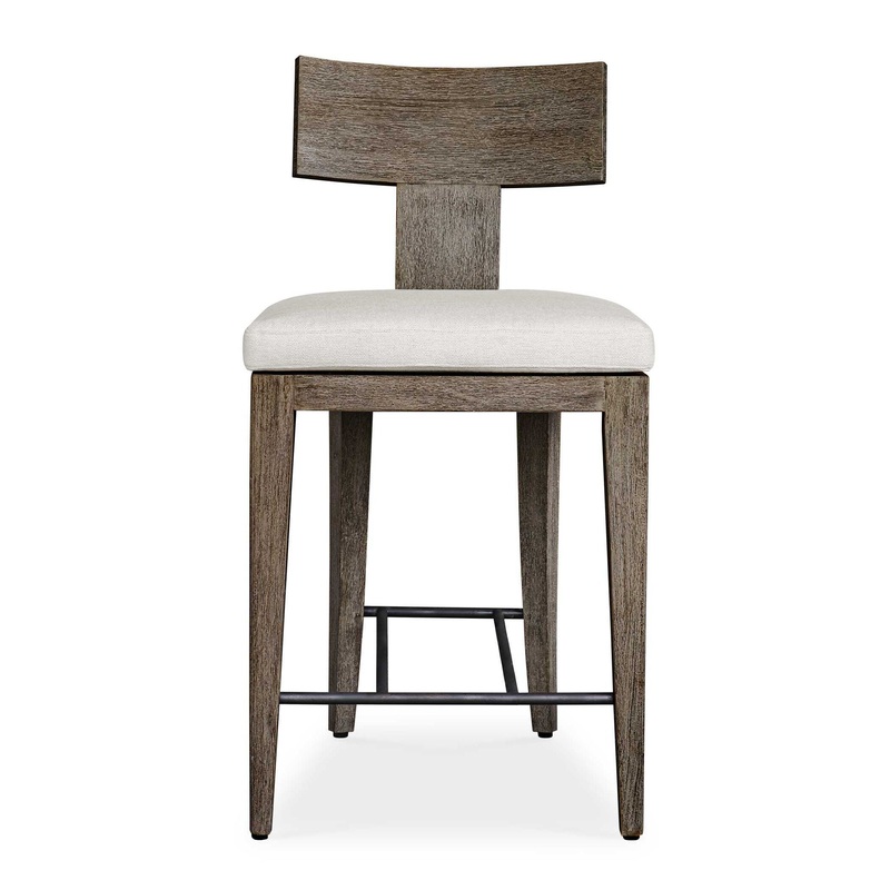 Cellini – Outdoor Counter Stool – Brown / White