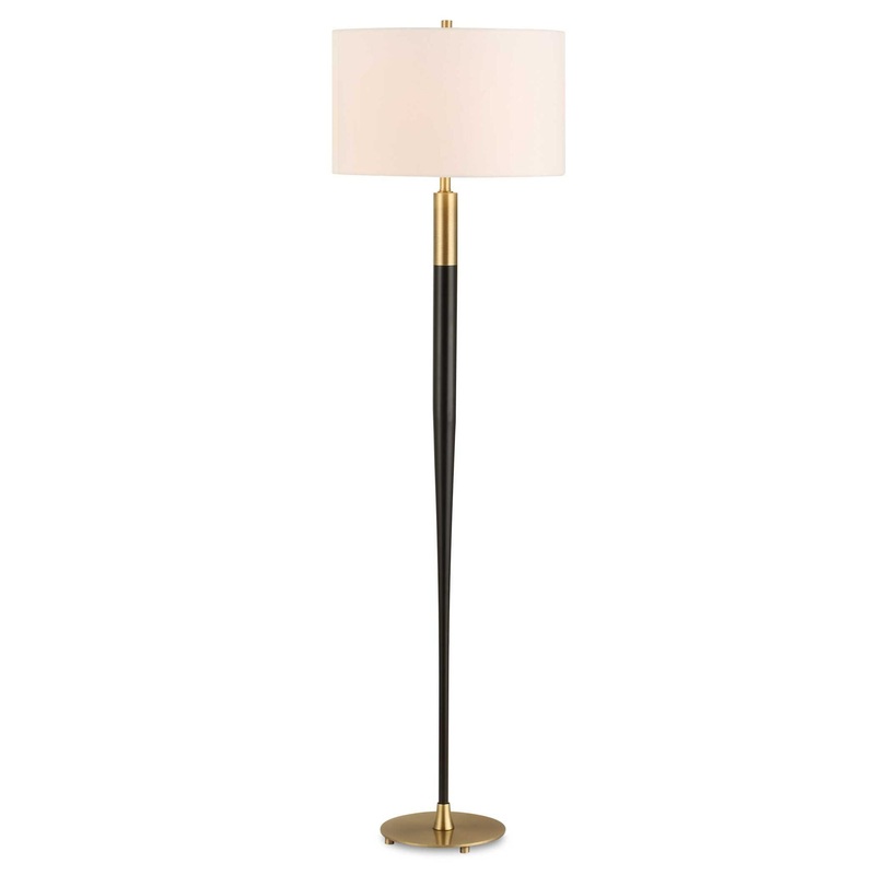 Stowe – Floor Lamp – Satin Black