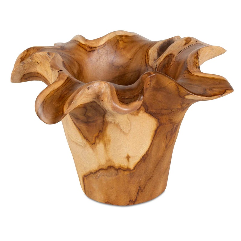 Teak Flow – Outdoor Bowl – Natural