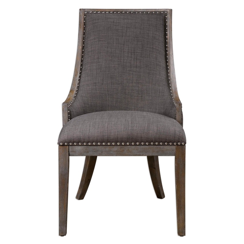 Aidrian – Accent Chair – Charcoal Gray