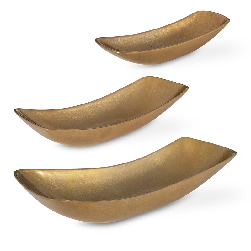 Anas – Bowls (Set of 3) – Antique Brass