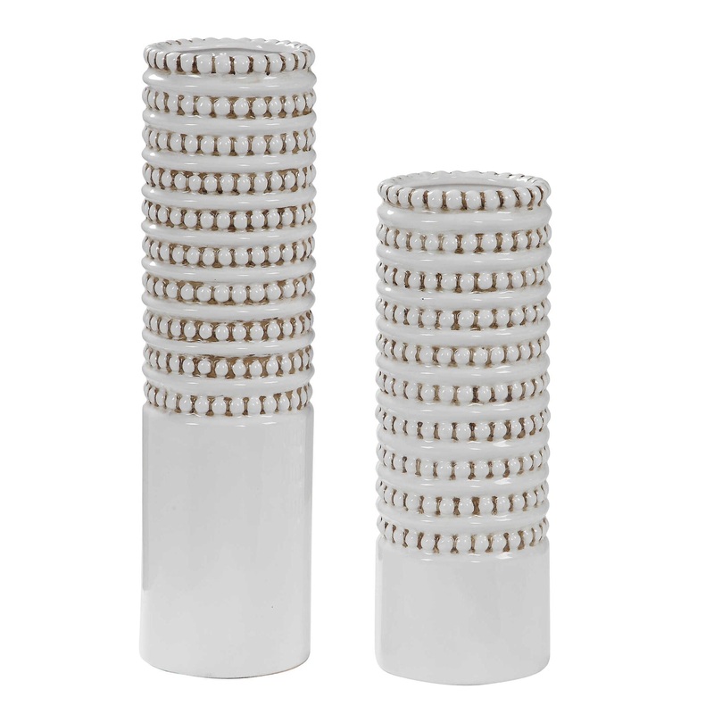 Angelou – Vases (Set of 2) – White
