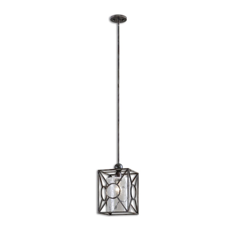 Arbela – 1 Light Mini Pendant – Dark Gray
