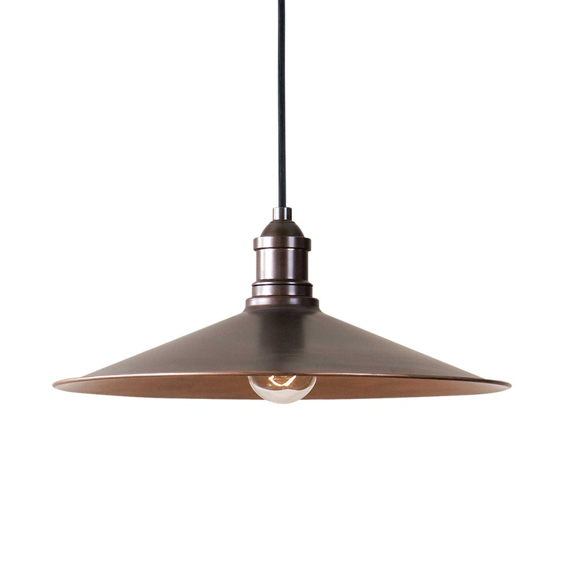 Barnstead – 1 Light Copper Pendant – Light Brown