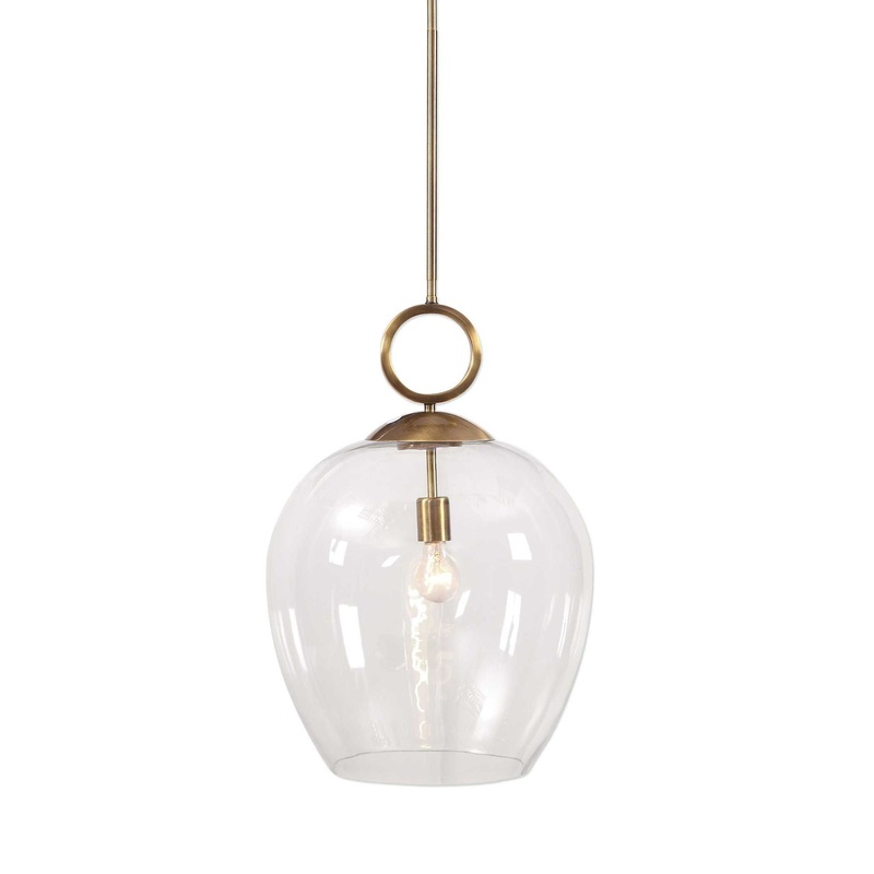 Calix – Large Blown Glass 1 Light Pendant – White
