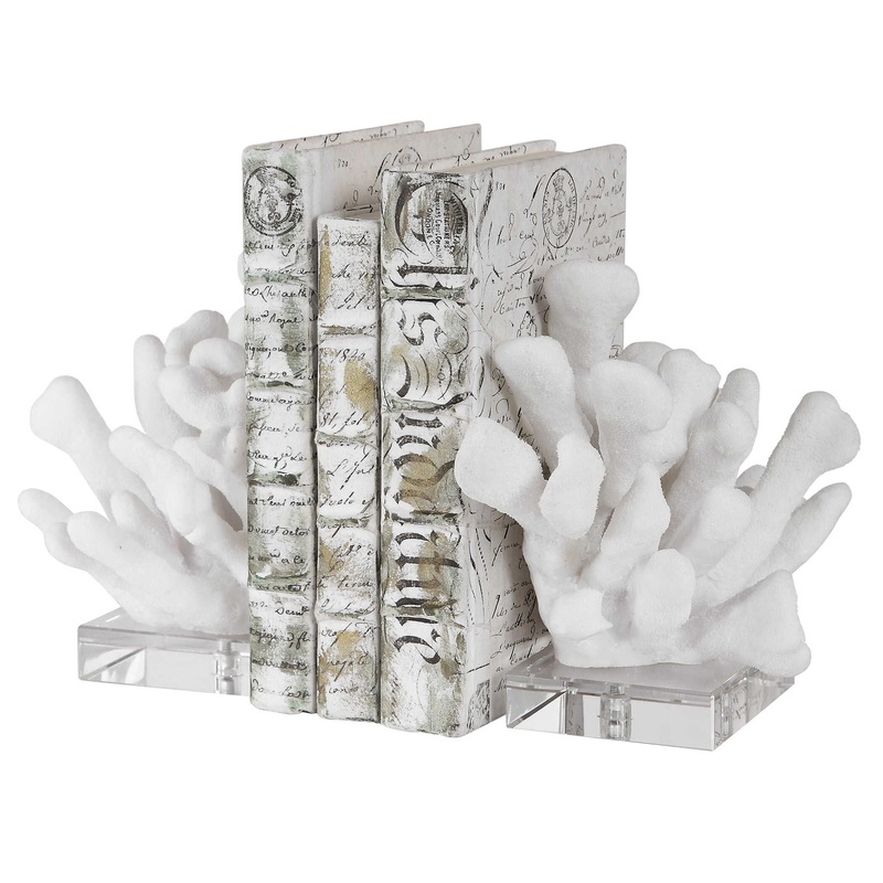 Charbel – Bookends (Set of 2) – White