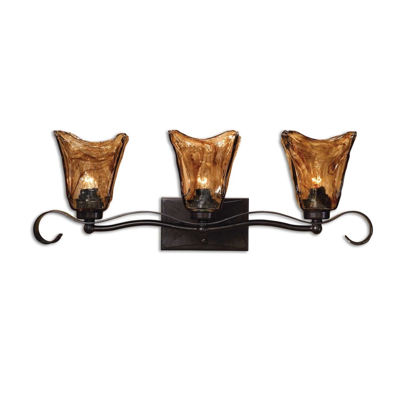 Vetraio – 3 Light Vanity Strip – Bronze