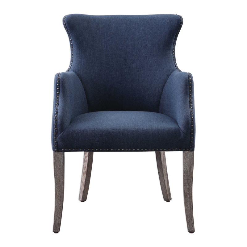 Yareena – Wing Chair – Blue