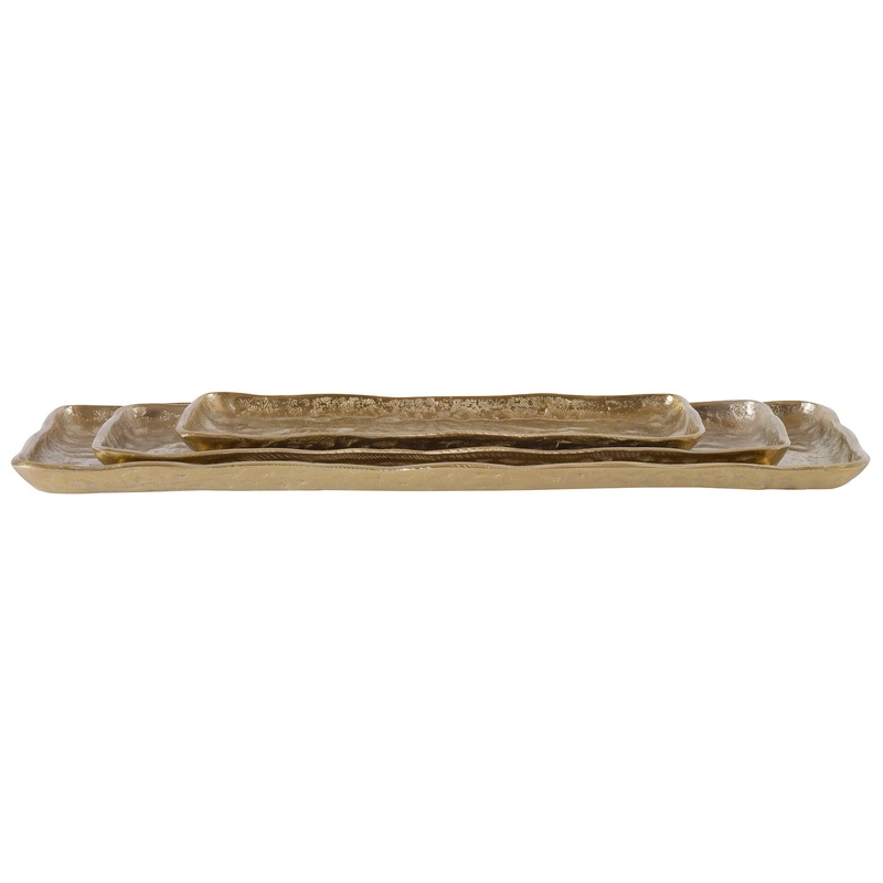 Artisan – Trays (Set of 3) – Antique Gold