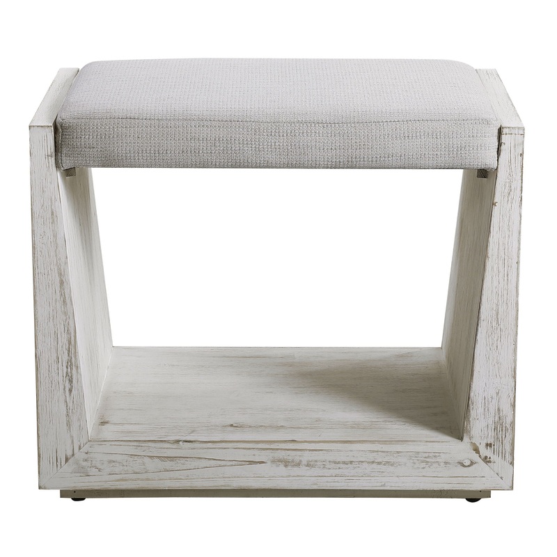Cabana – Small Bench – White