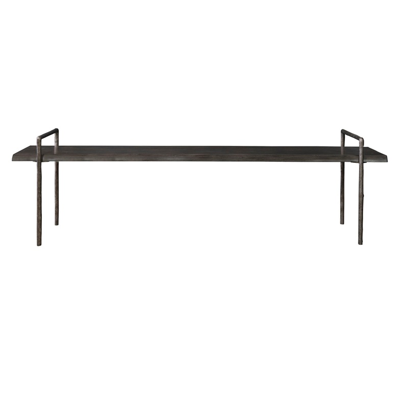 Chandos – Wooden Bench – Dark Gray