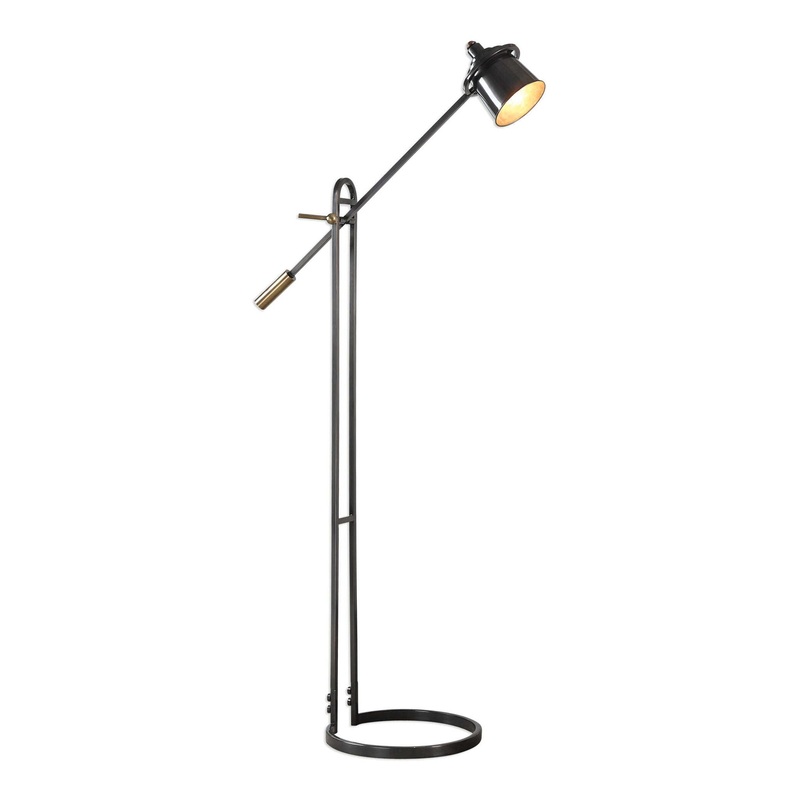 Chisum – Floor Lamp – Dark Bronze
