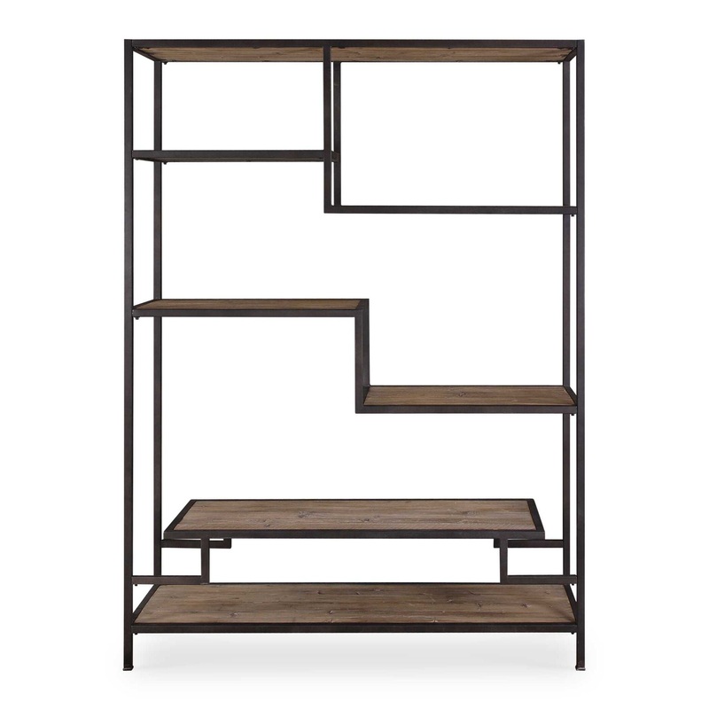 Sherwin – Industrial Etagere – Light Brown