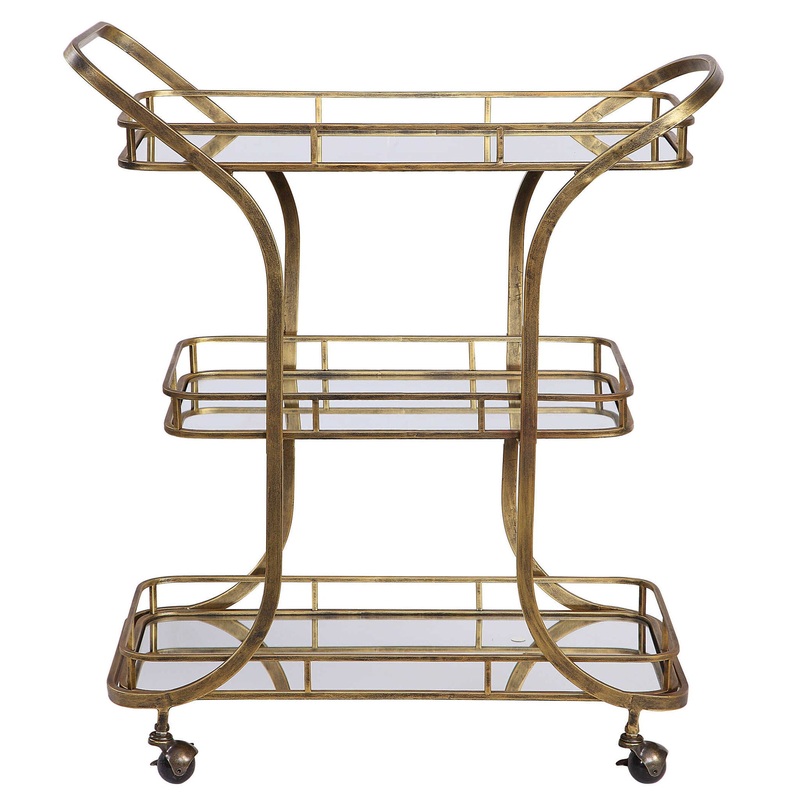 Stassi – Serving Cart – Gold