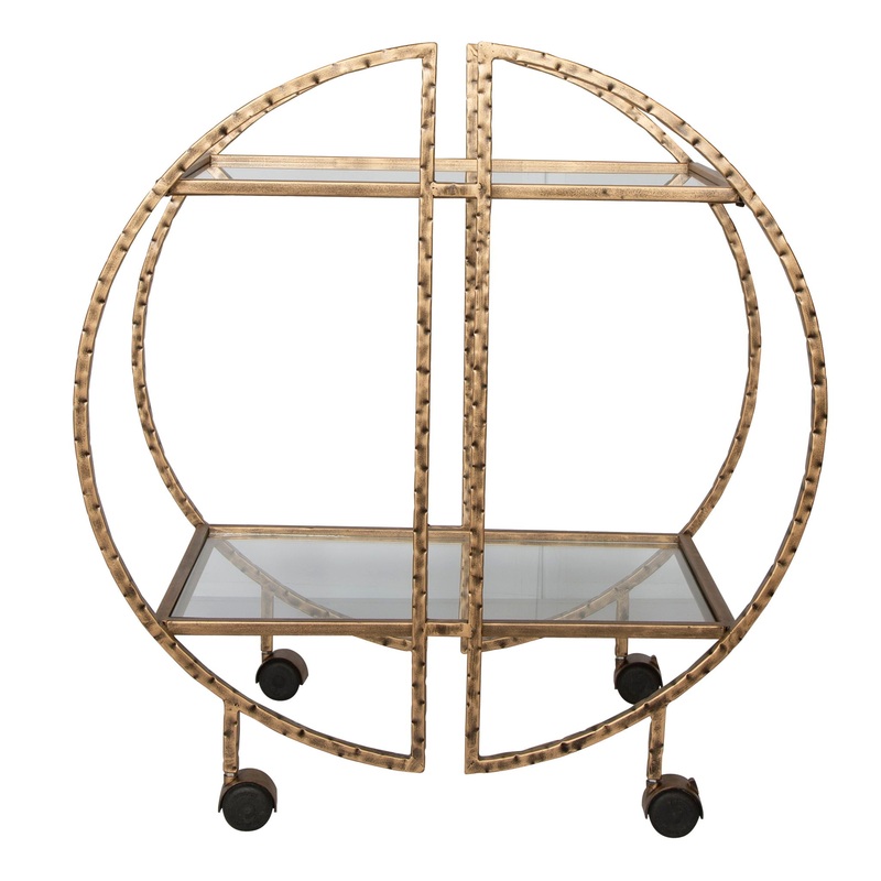 Zelina – Bar Cart – Gold