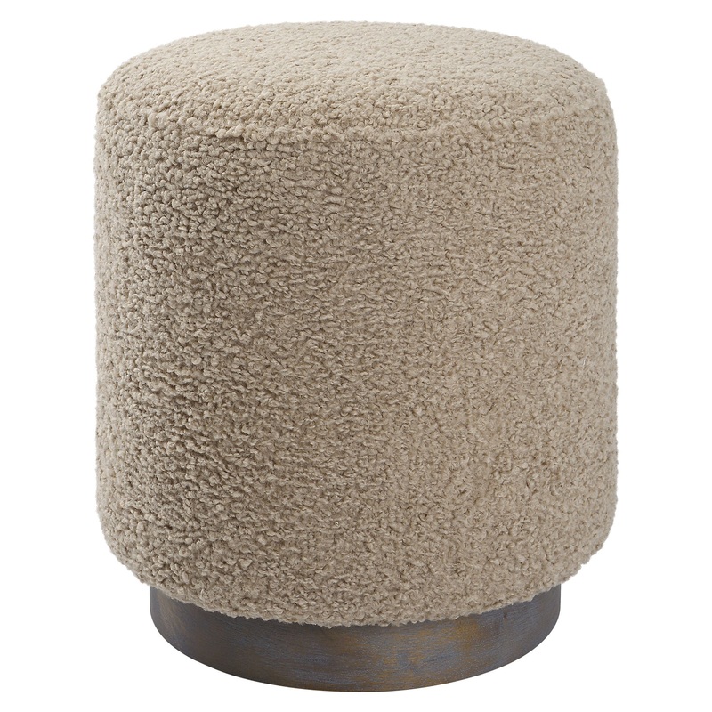 Avila – Round Ottoman – Latte