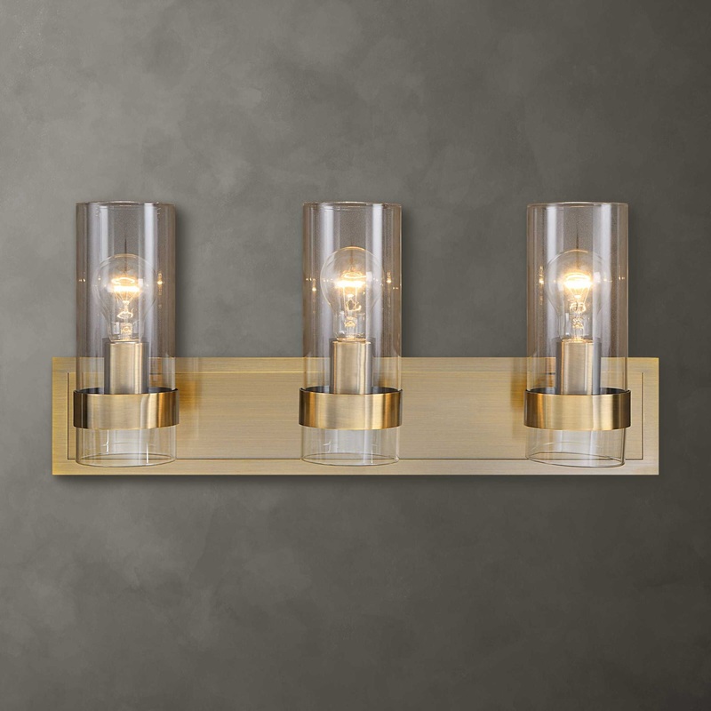 Cardiff – 3 Light Vanity – Antique Brass